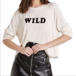 WILDFOX Monte Crop Thermal Long Sleeve NWT XXS